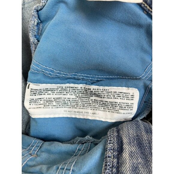 Wrangler Jeans Women's 7 x 30 Blue FR Flame Resistant Style FRCVW1V Work Safety - Picture 14 of 14